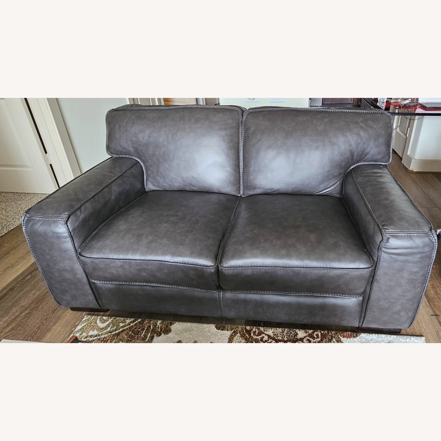 Leather Italia USA 2 Seater Sofa - image-1