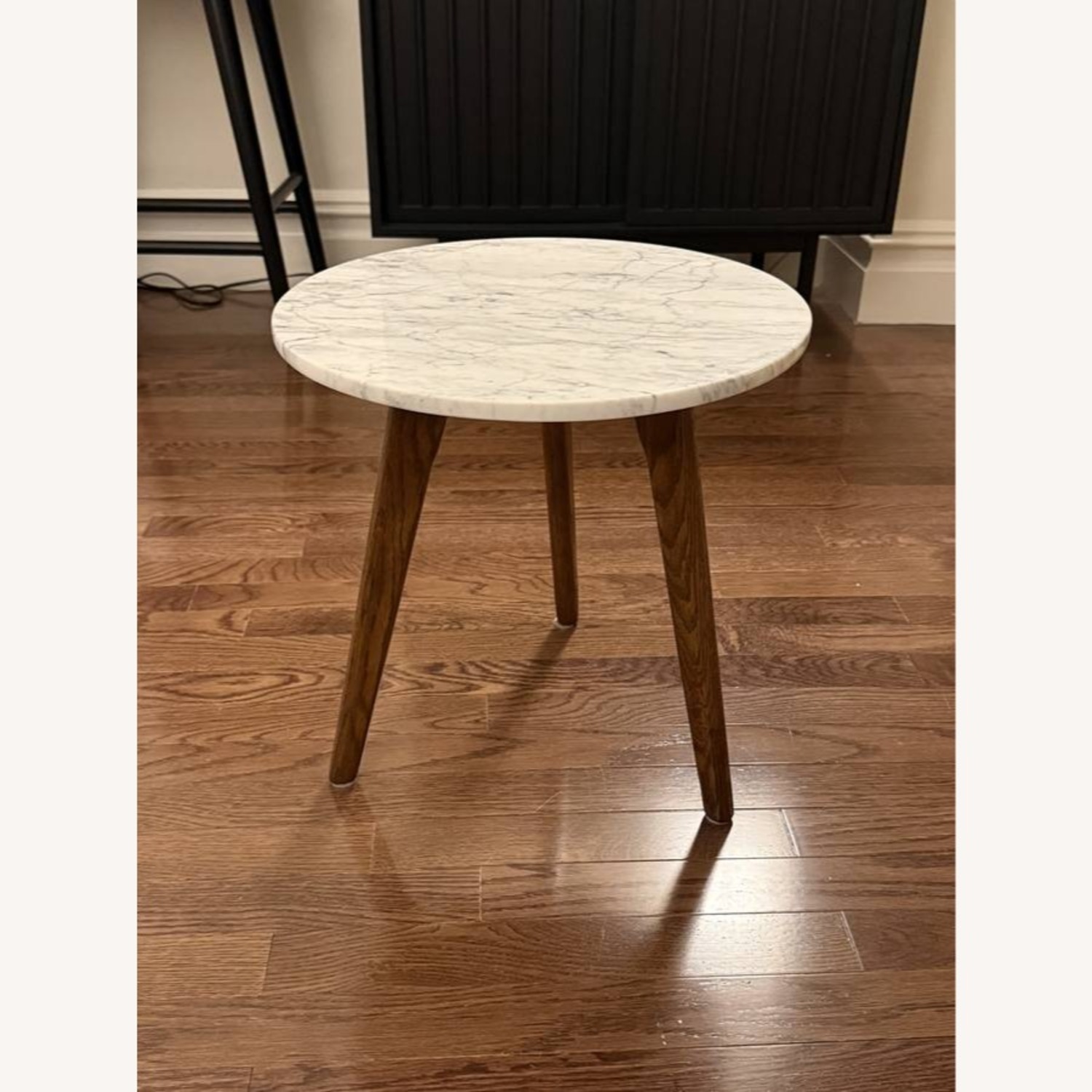 Article Mara Marble and Walnut Side Table - image-2