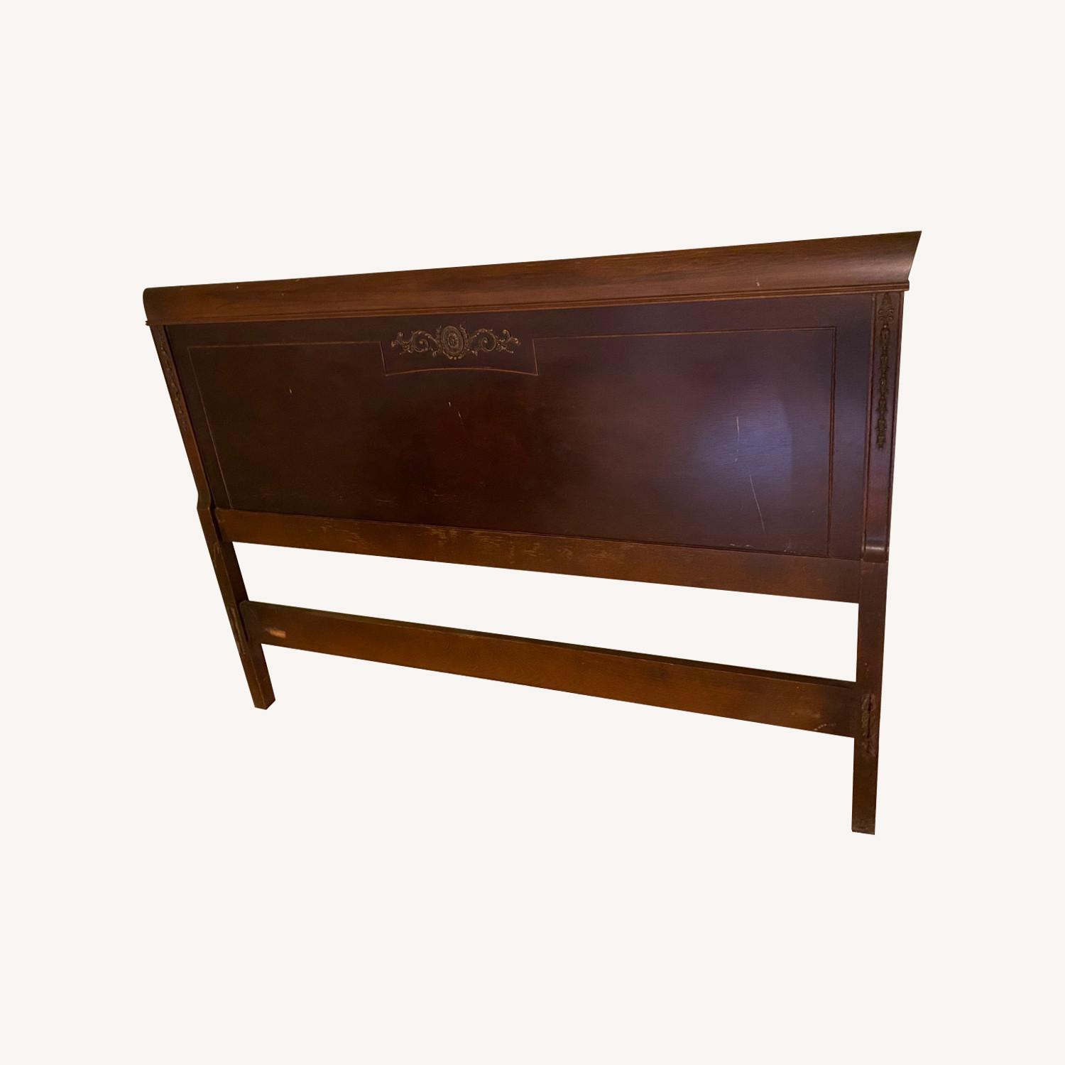 Antique Vintage Headboard and Footboard Bed - image-5