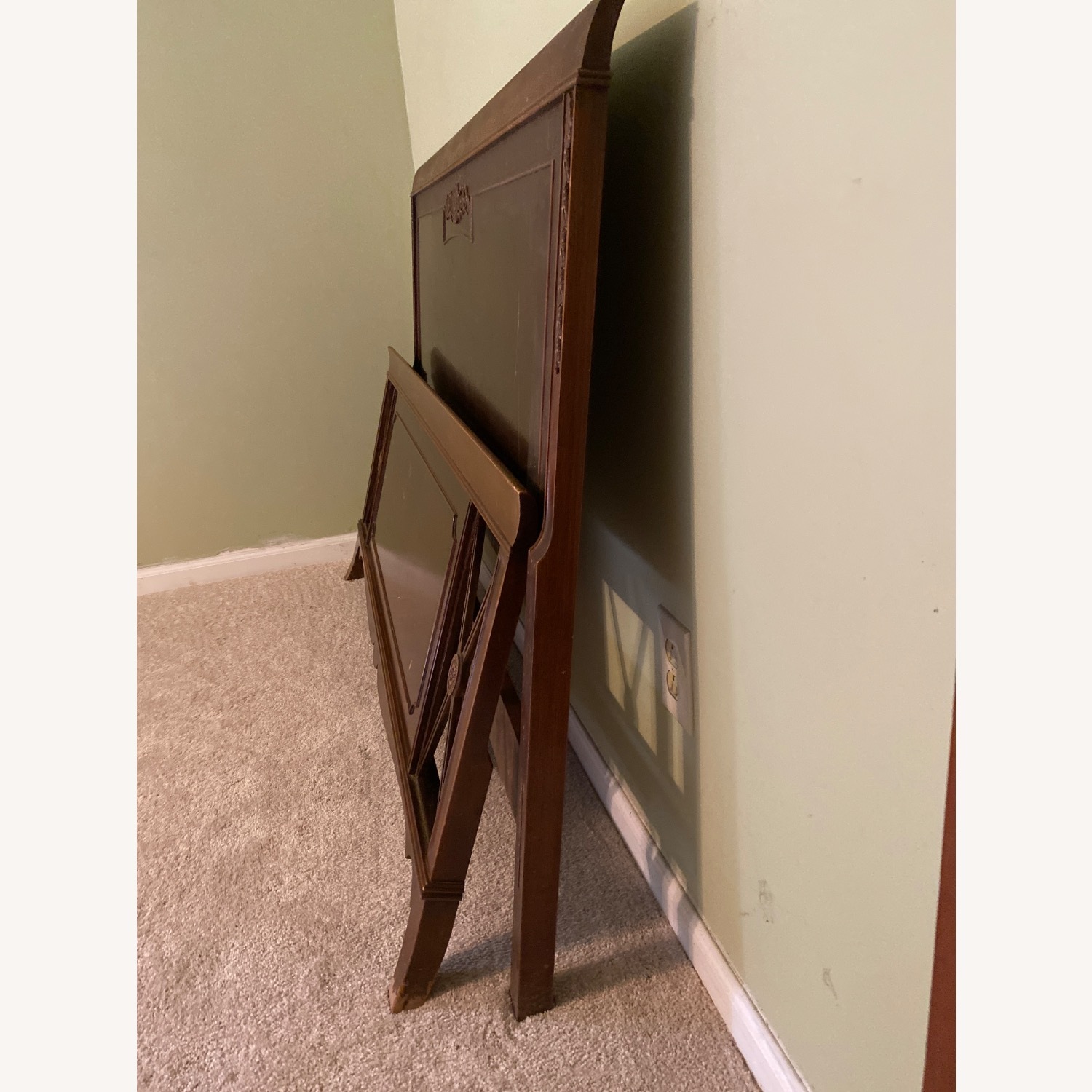 Antique Vintage Headboard and Footboard Bed - image-3
