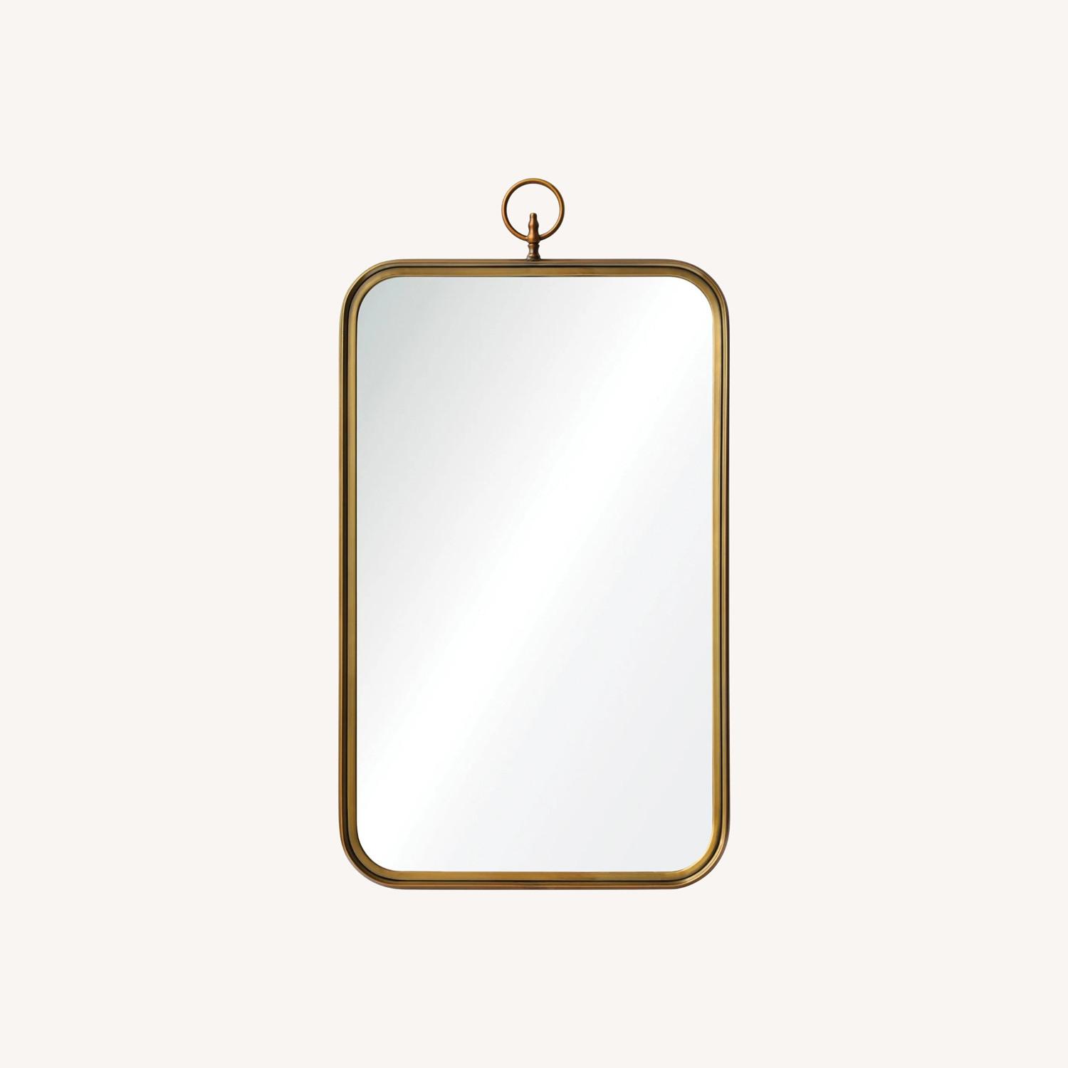 Renwil Coburg Brass Mirror - image-0