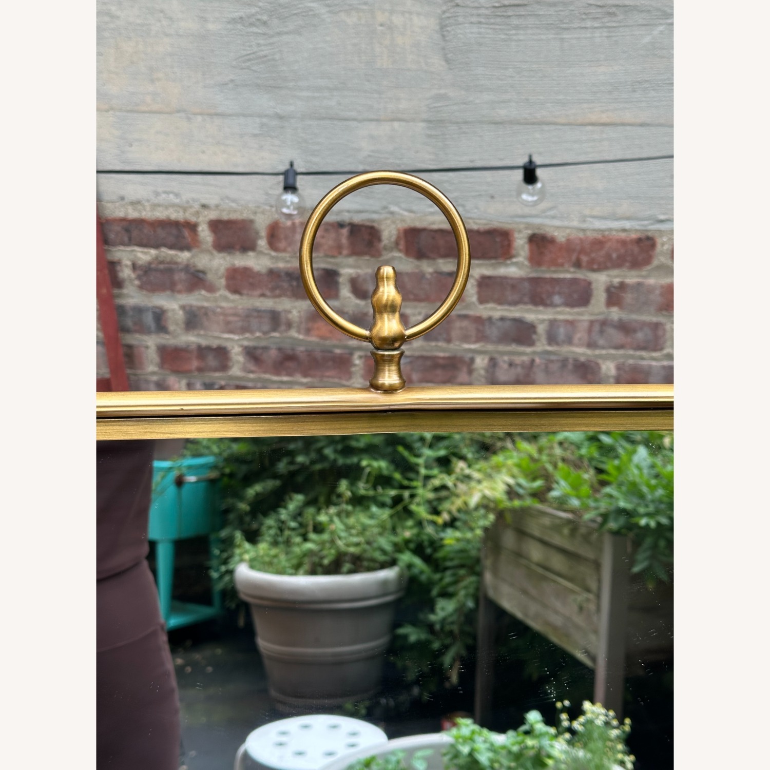 Renwil Coburg Brass Mirror - image-3