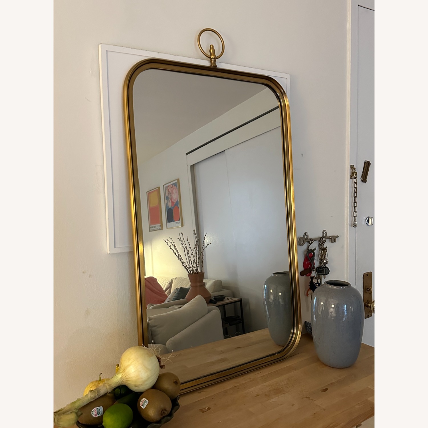 Renwil Coburg Brass Mirror - image-6