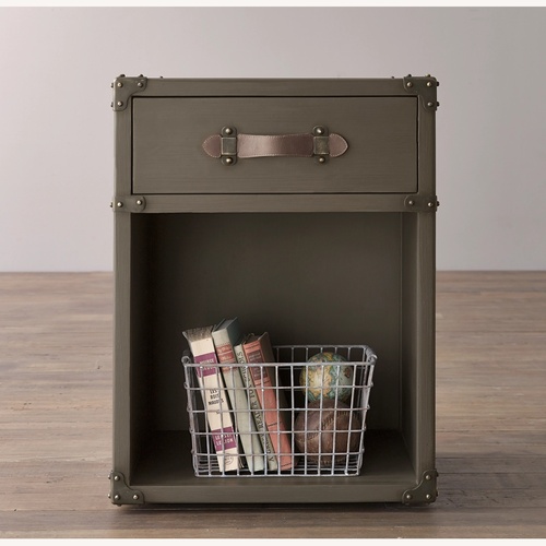 Used RH Wilkes Trunk Nightstand for sale on AptDeco