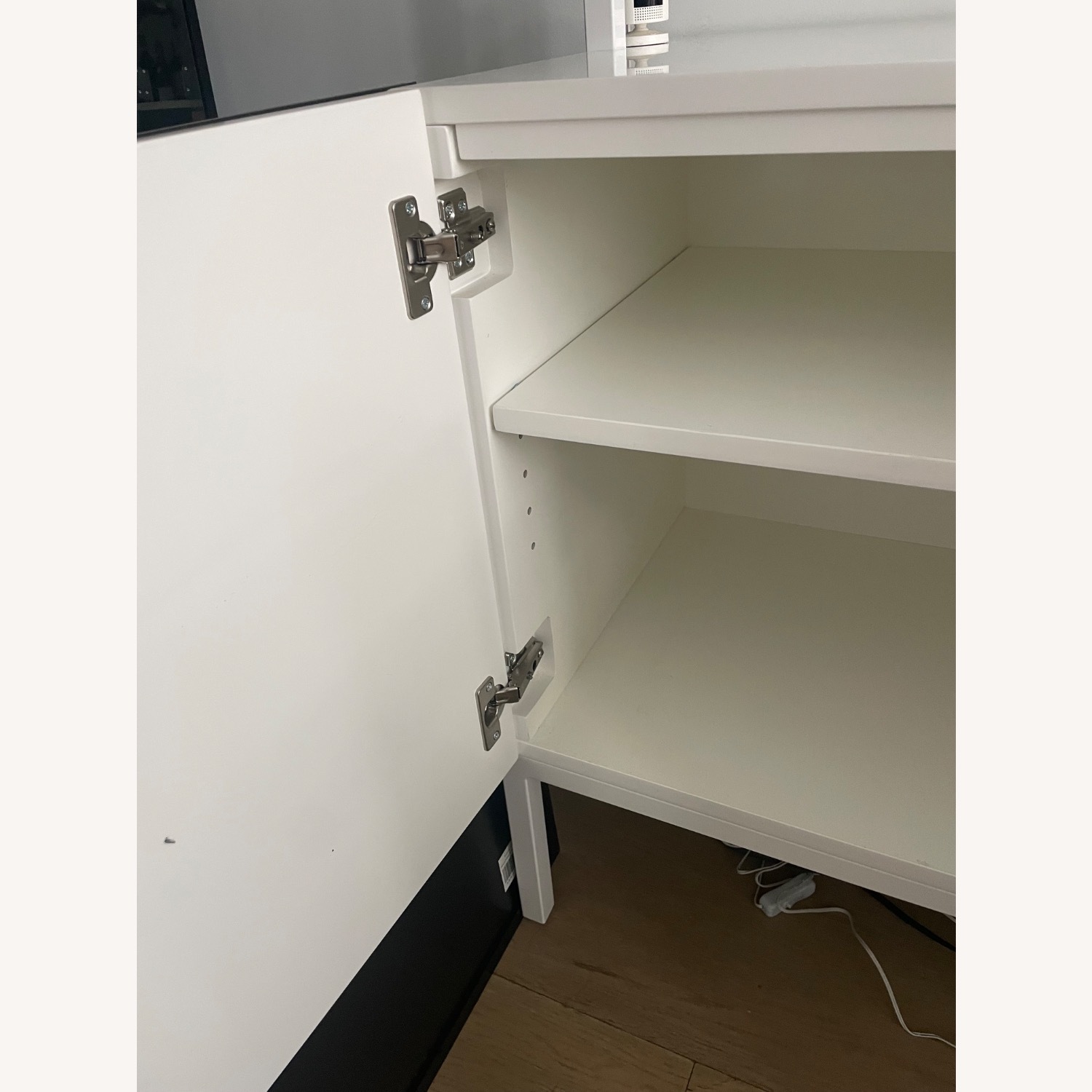 CB2 White Storage Bookshelf - image-5