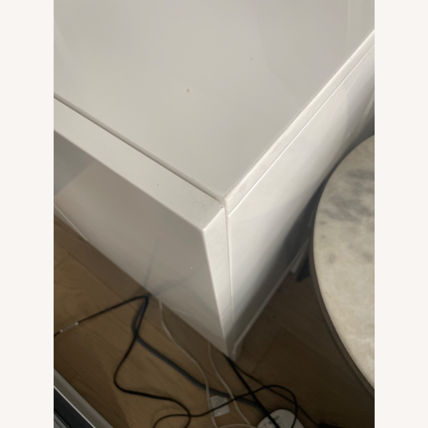 CB2 White Storage Bookshelf - image-3