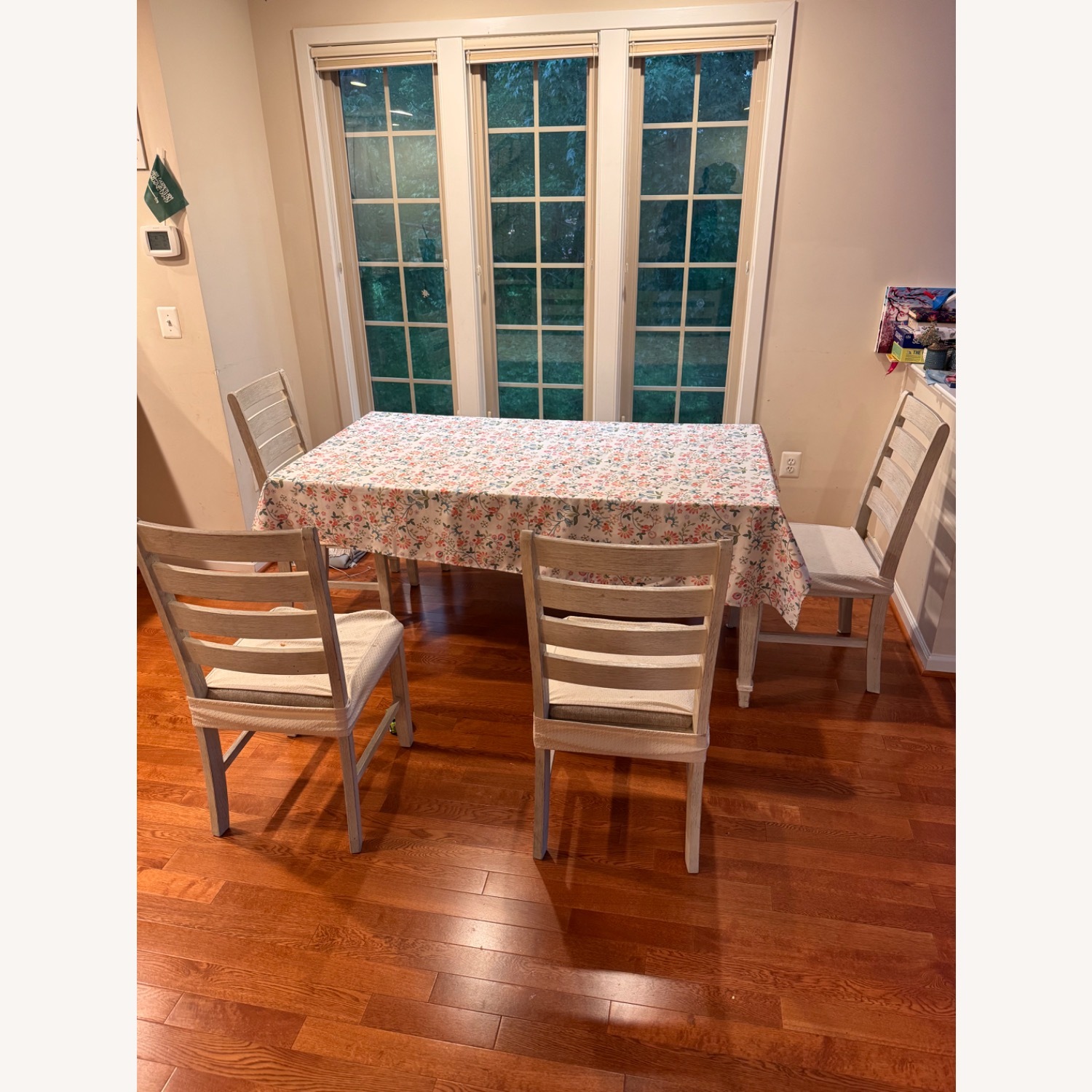 Dining Table with Built-in storage and 4 Chairs - image-2