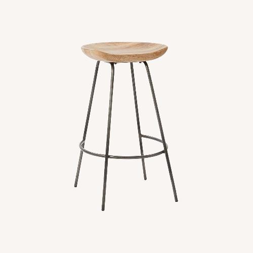 Used West Elm Alden Counter Stools - Set of 4 for sale on AptDeco
