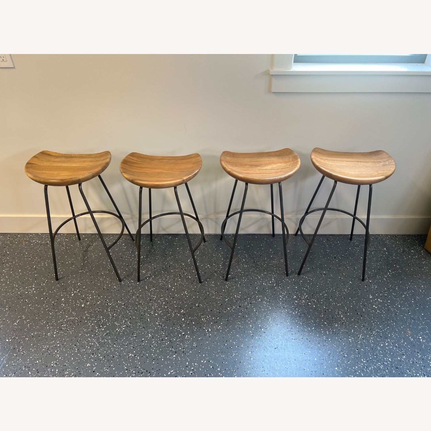 West Elm Alden Counter Stools - Set of 4 - image-4
