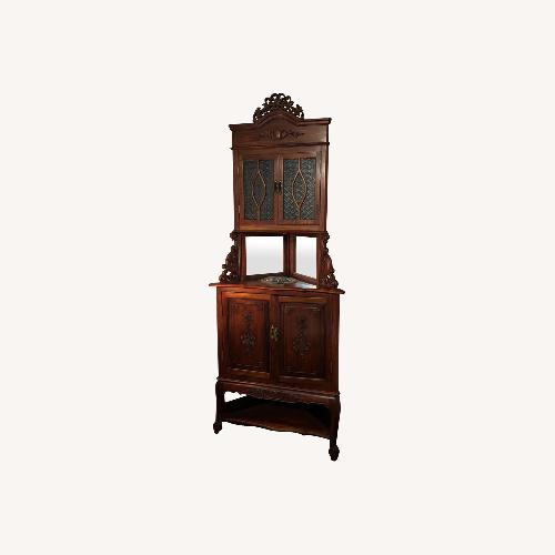 Used Vintage Corner Cabinet  for sale on AptDeco