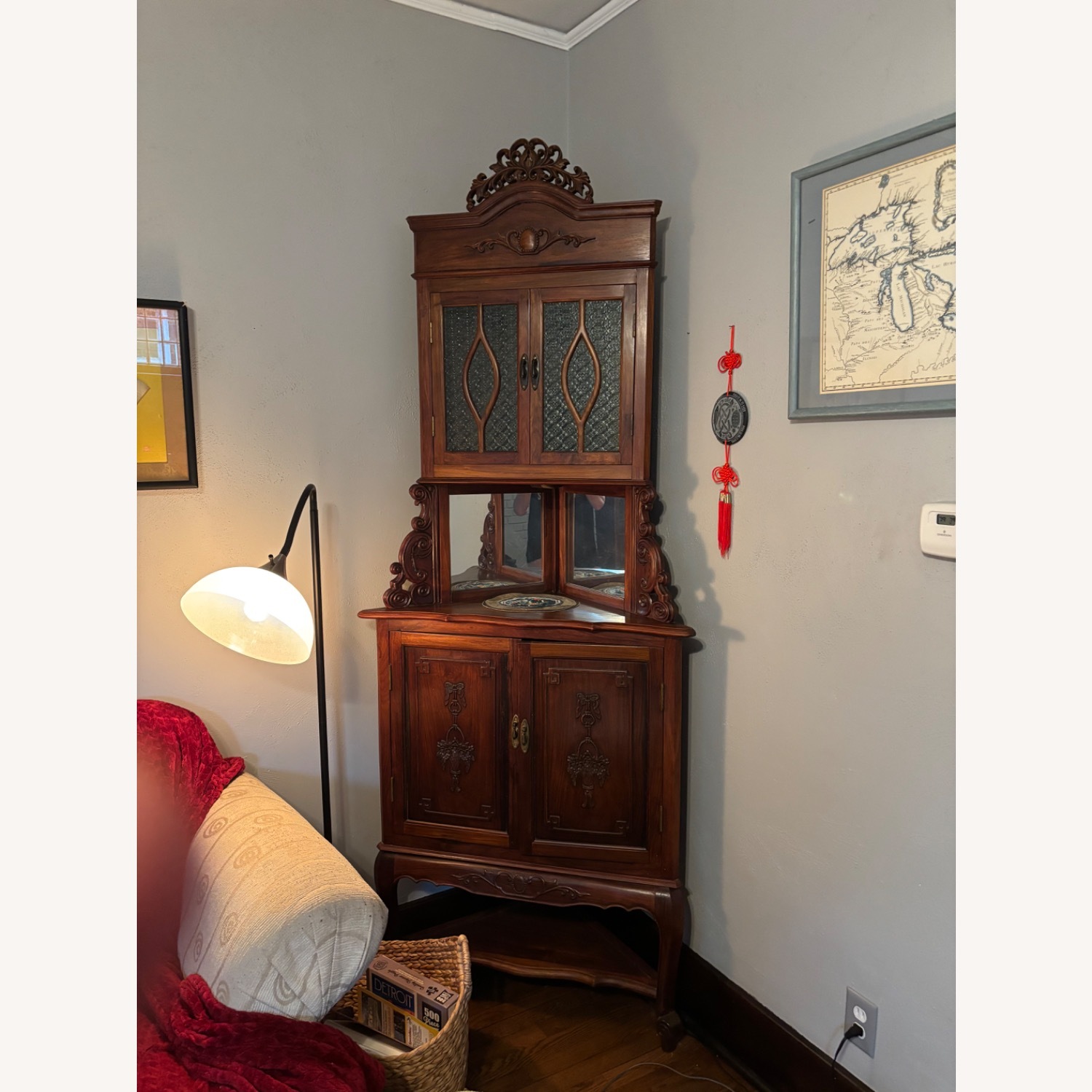 Vintage Corner Cabinet  - image-1