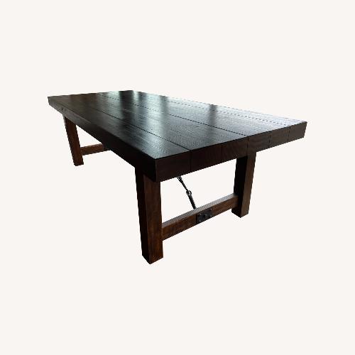 Used Solid Large Wood Dining Table for sale on AptDeco
