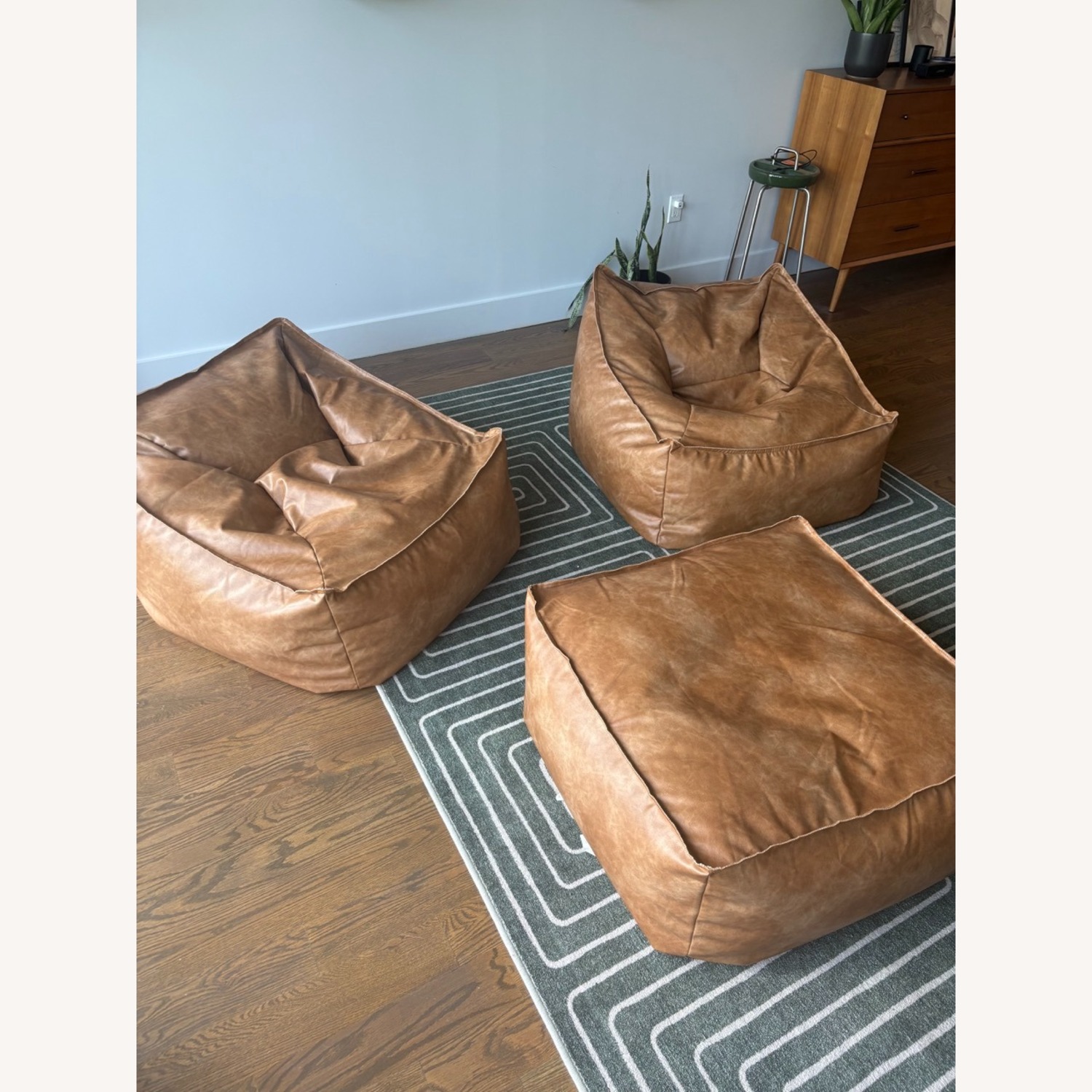 West Elm Bean Bag Chairs - image-1