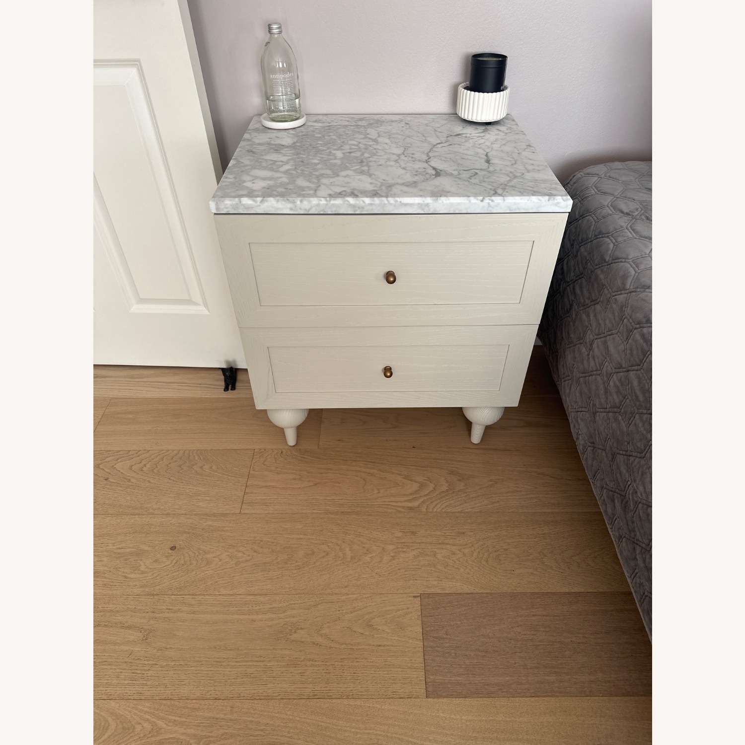Anthropologie Fern Marble Nightstand - image-1