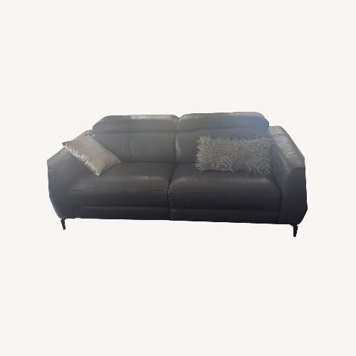 Used Genuine Italian Leather 2 Sofa Set for sale on AptDeco
