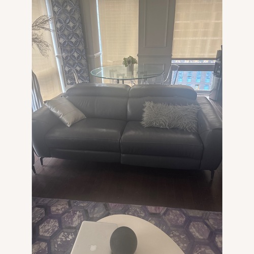 Used Genuine Italian Leather 2 Sofa Set for sale on AptDeco
