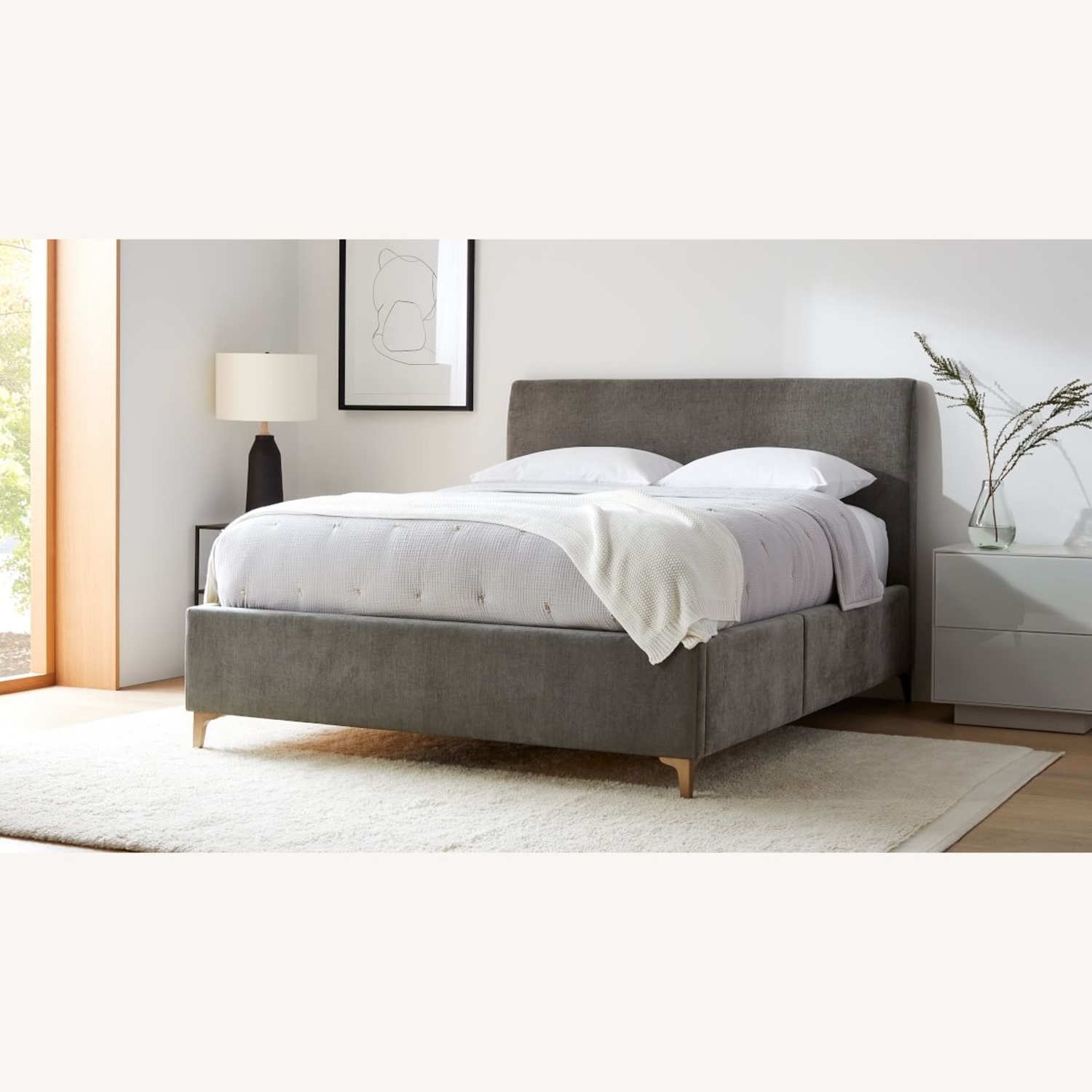 West Elm Andes King Storage Bed - image-5