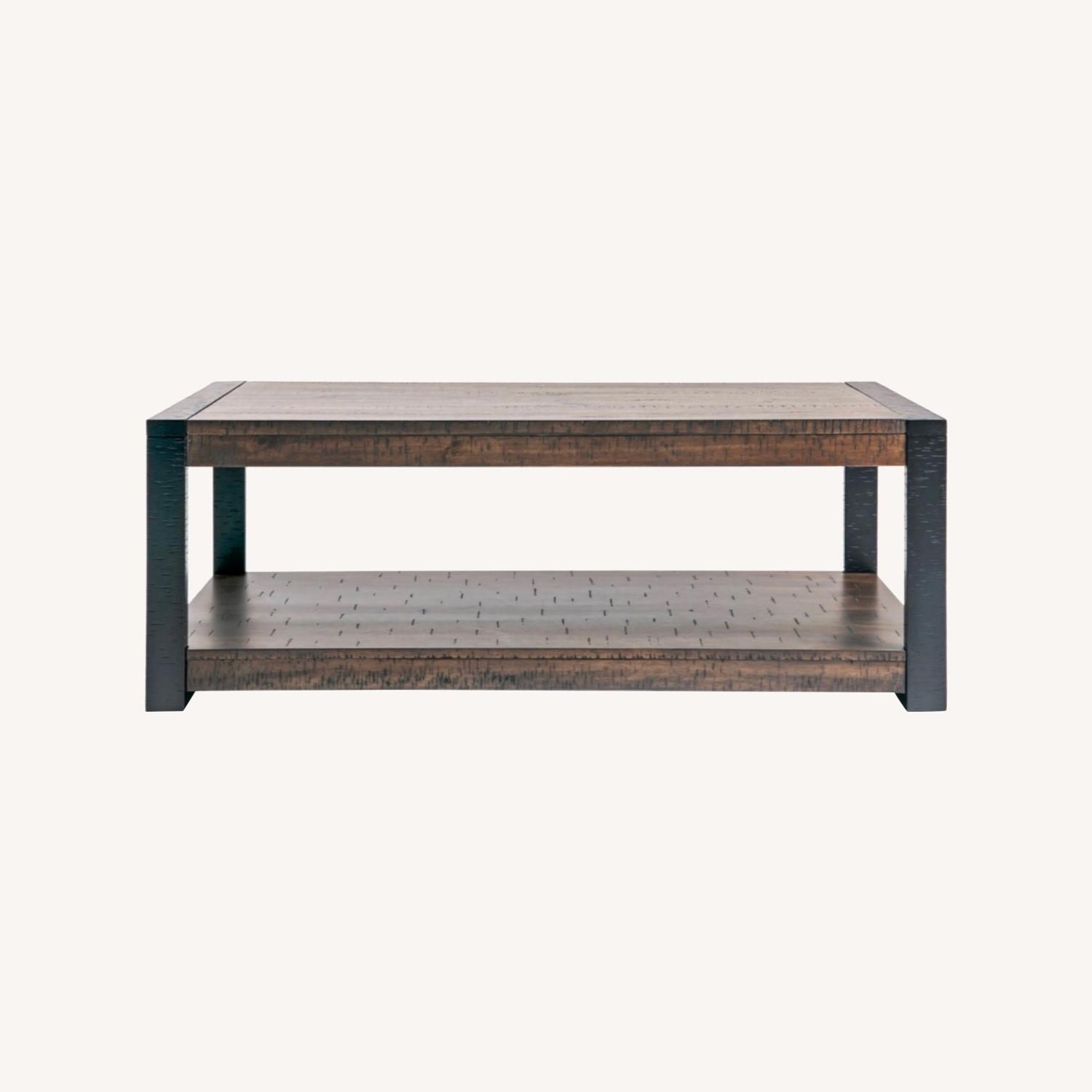 Carson Dark Brown Coffee Table - image-0