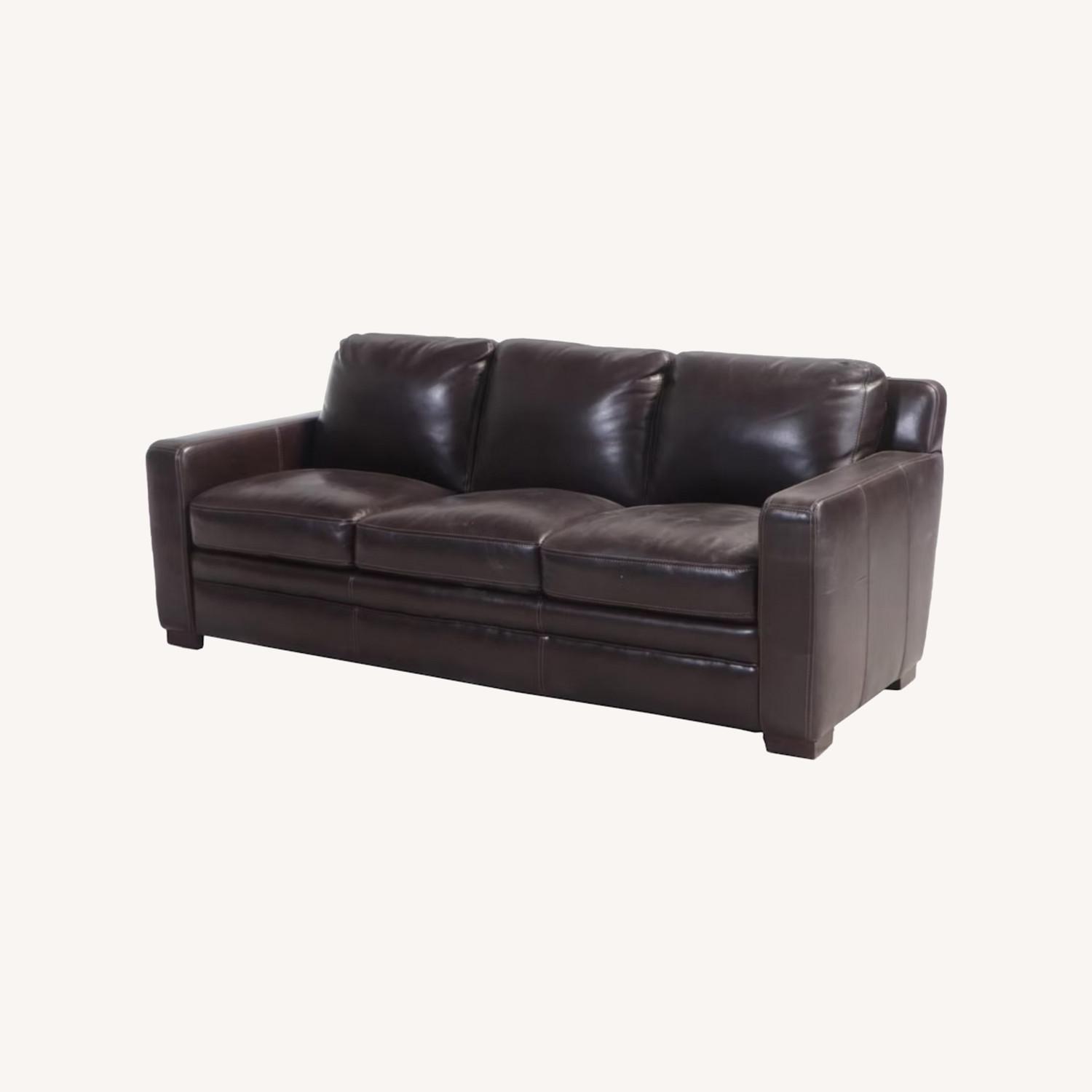 Chanton Leather 2 Sofas - image-0