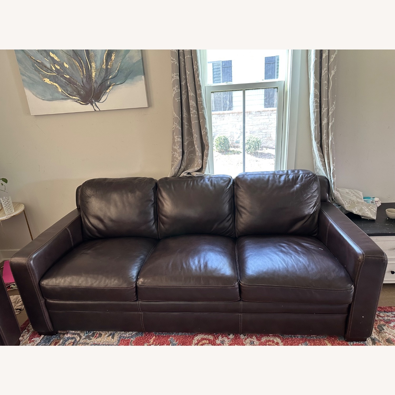 Chanton Leather 2 Sofas - image-1