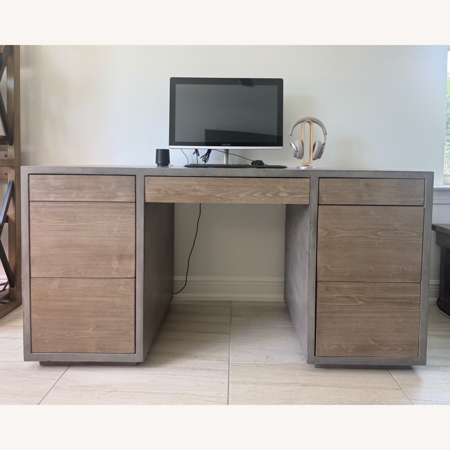 Restoration Hardware Hollis Storage Desk - image-1