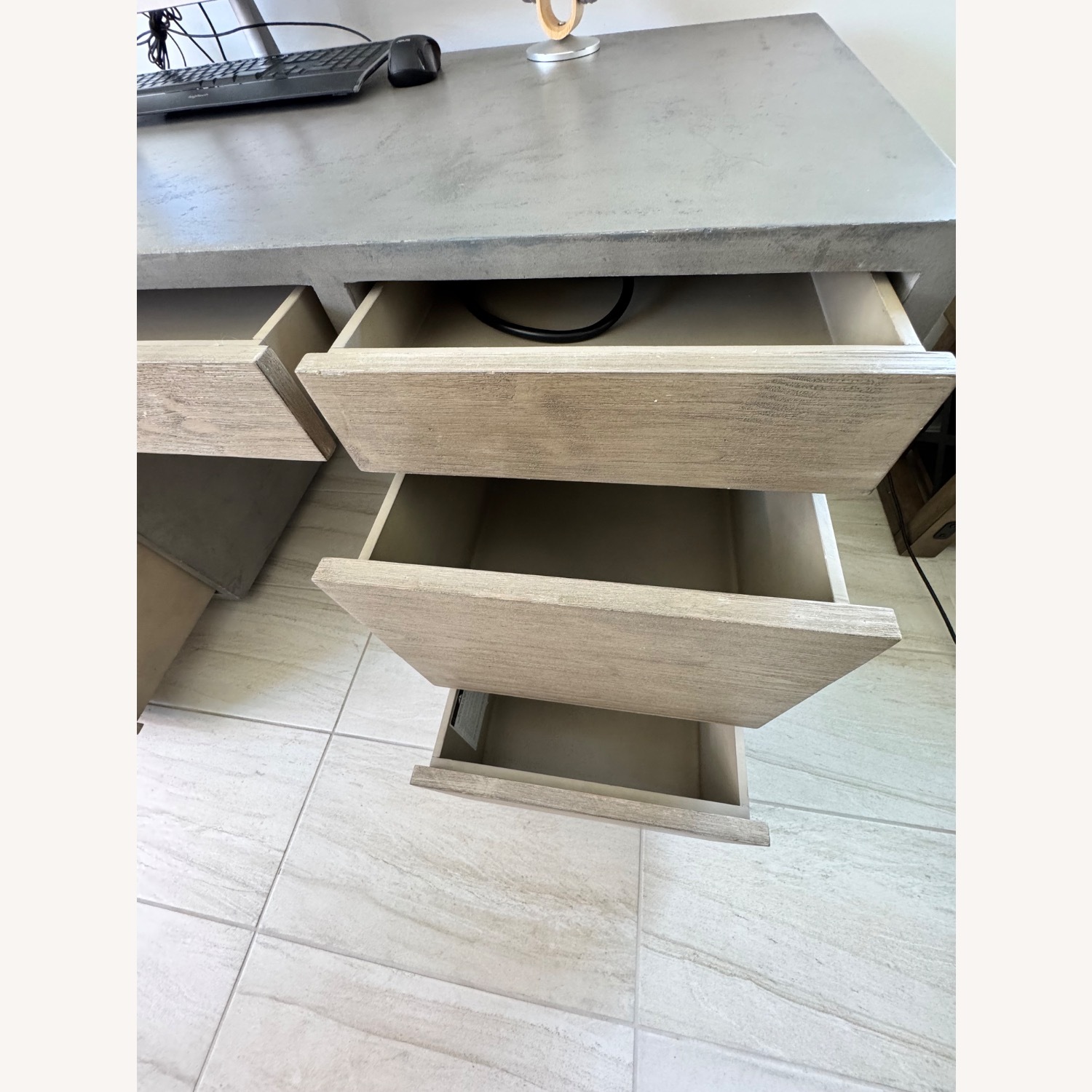 Restoration Hardware Hollis Storage Desk - image-7