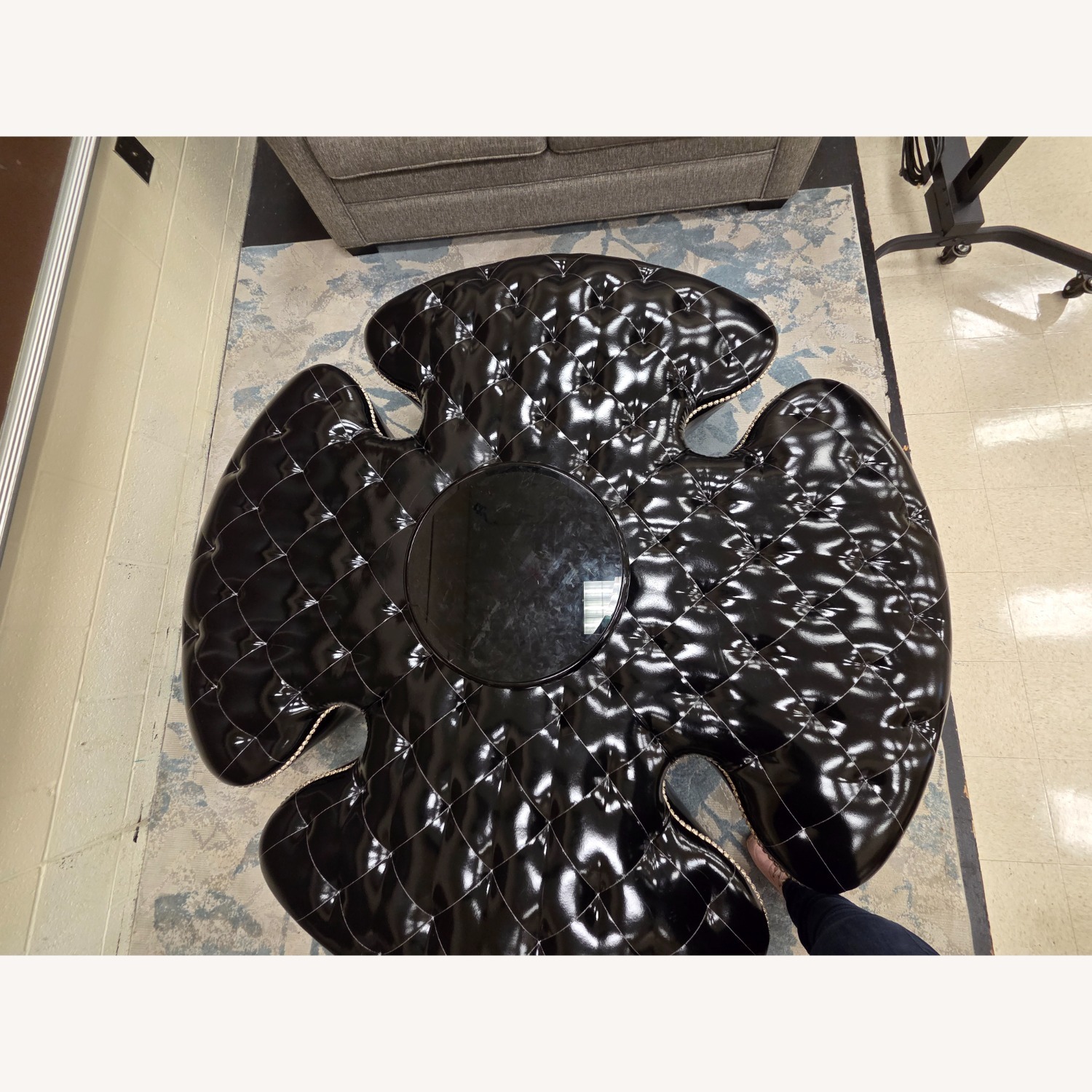 Francesco Molon S519 Clover Ottoman - image-1