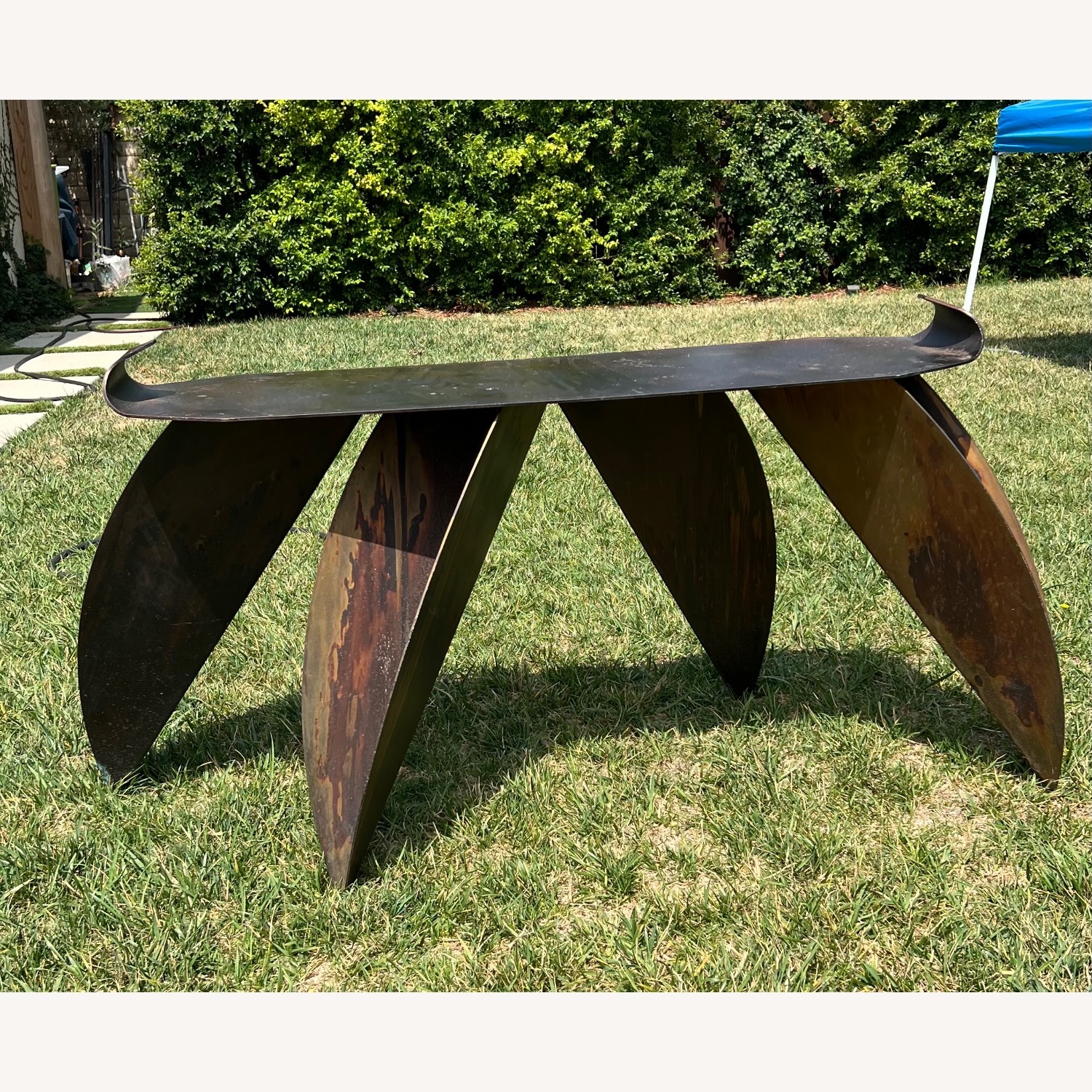 Custom Copper Foyer Table - image-3