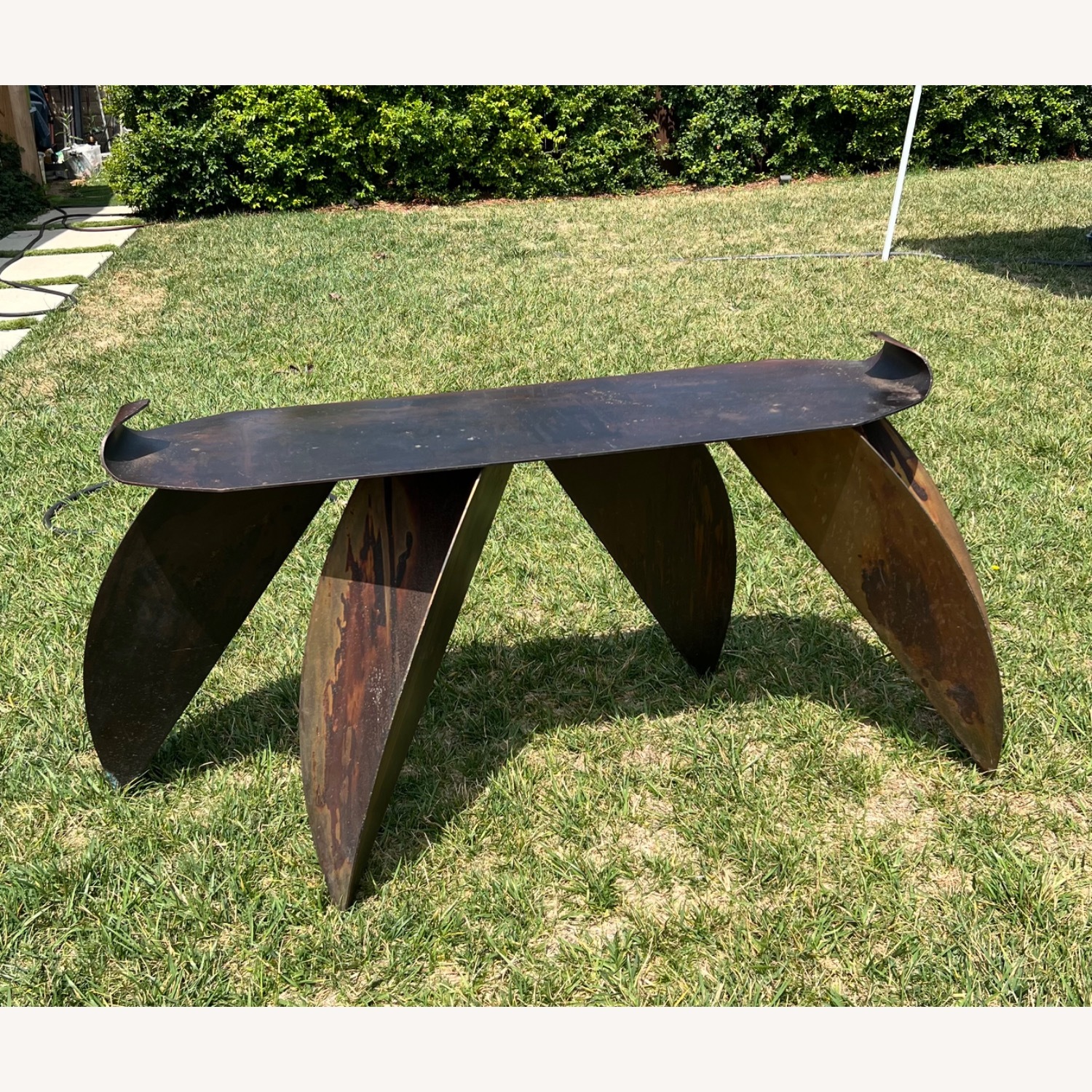 Custom Copper Foyer Table - image-2