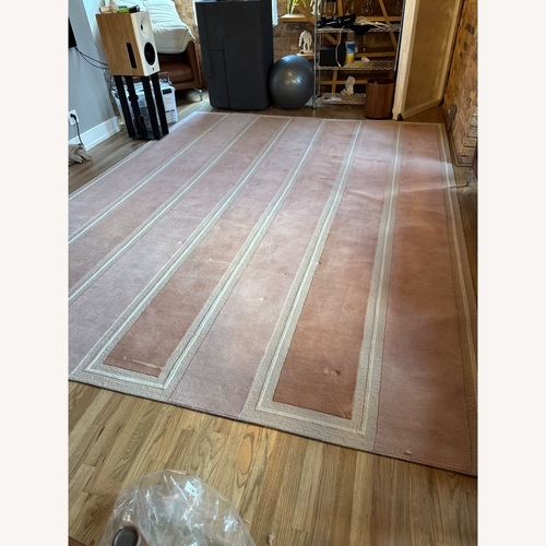 Used The Rug Company Comet Day Rug 12x9 in Pink Ombre for sale on AptDeco