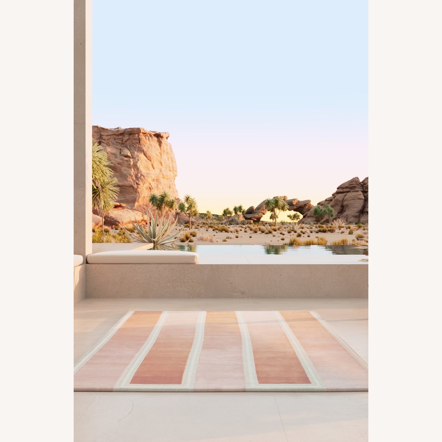 The Rug Company Comet Day Rug 12x9 in Pink Ombre - image-9