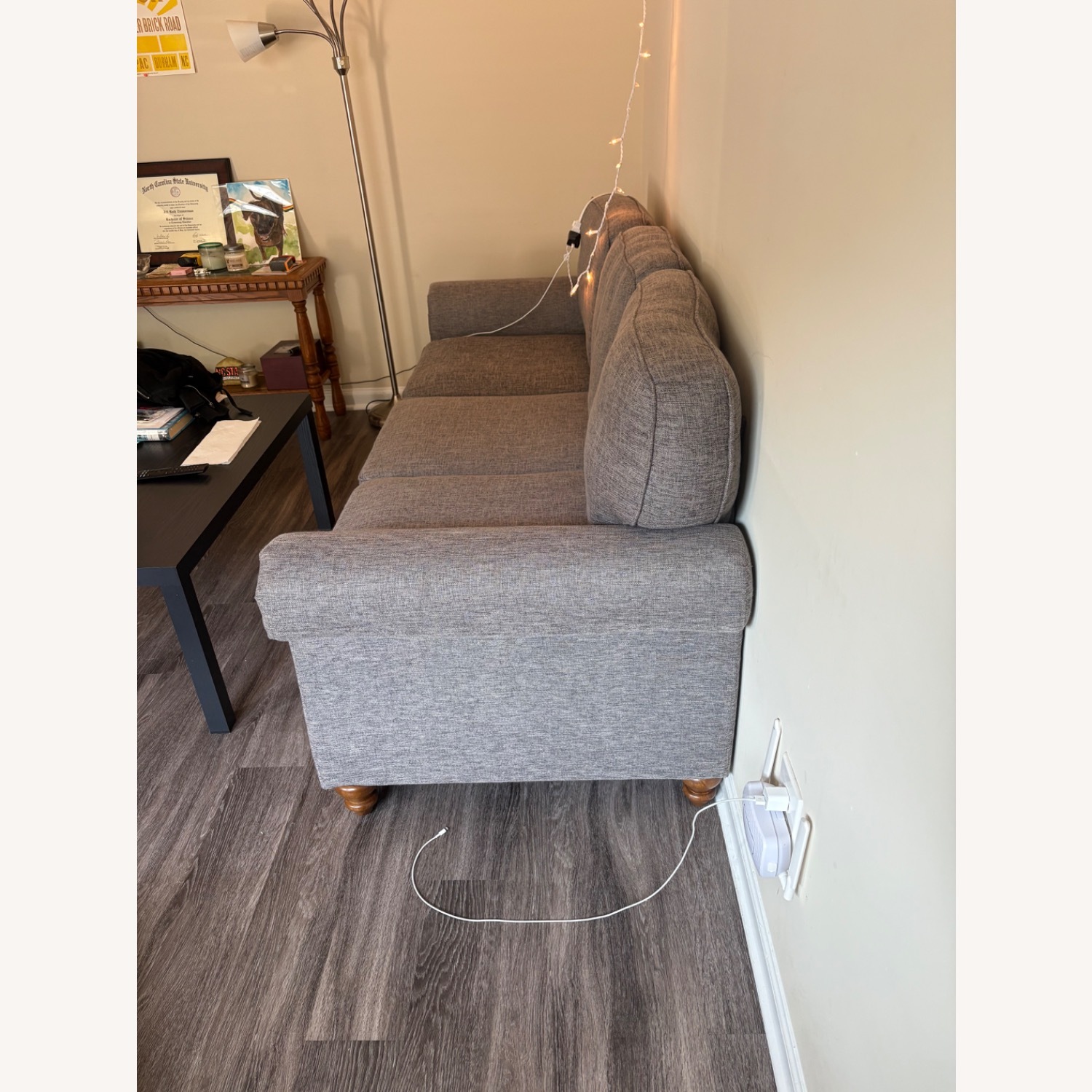 Light Gray Sofa - image-3