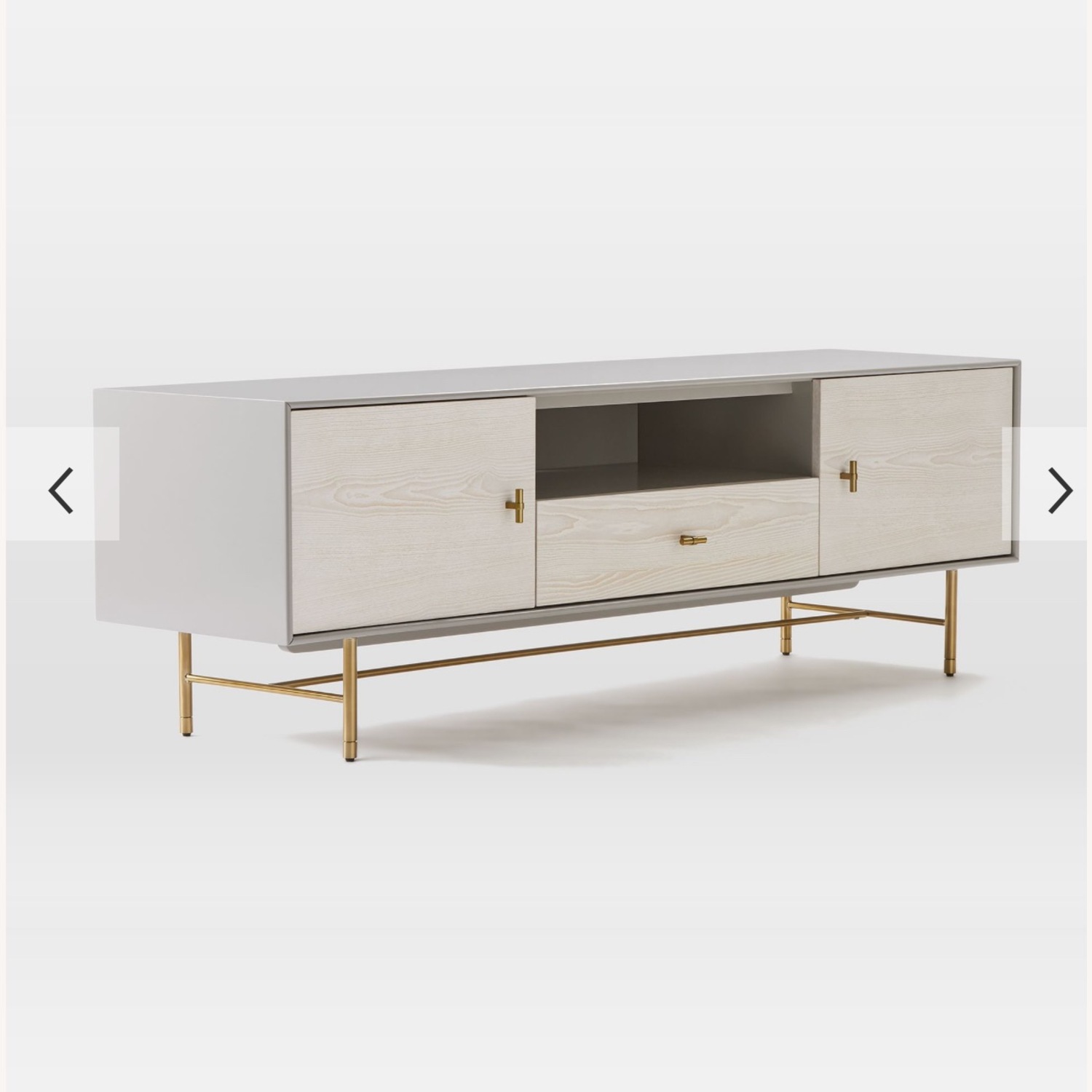 West Elm Modernist Wood & Lacquer Media Console - image-4