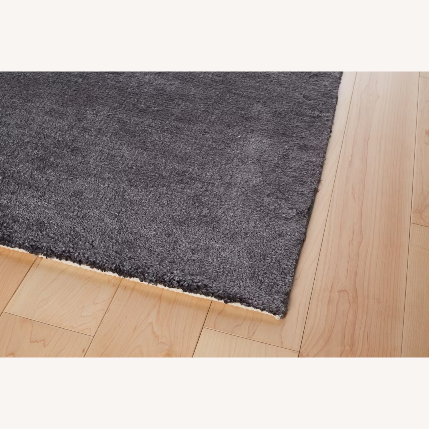 DWR Setosa Handknotted Silk Rug in Charcoal - image-2
