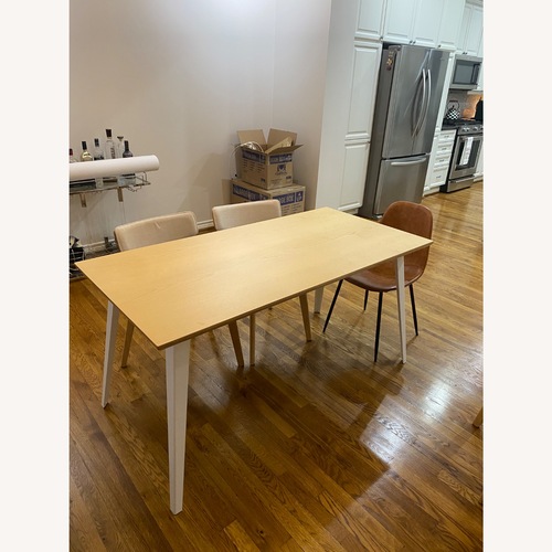 Used Dining Table from Recycled Materials for sale on AptDeco