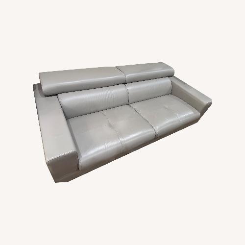 Used  Lazzoni Designer Leather Sofa – Made in Turkey for sale on AptDeco