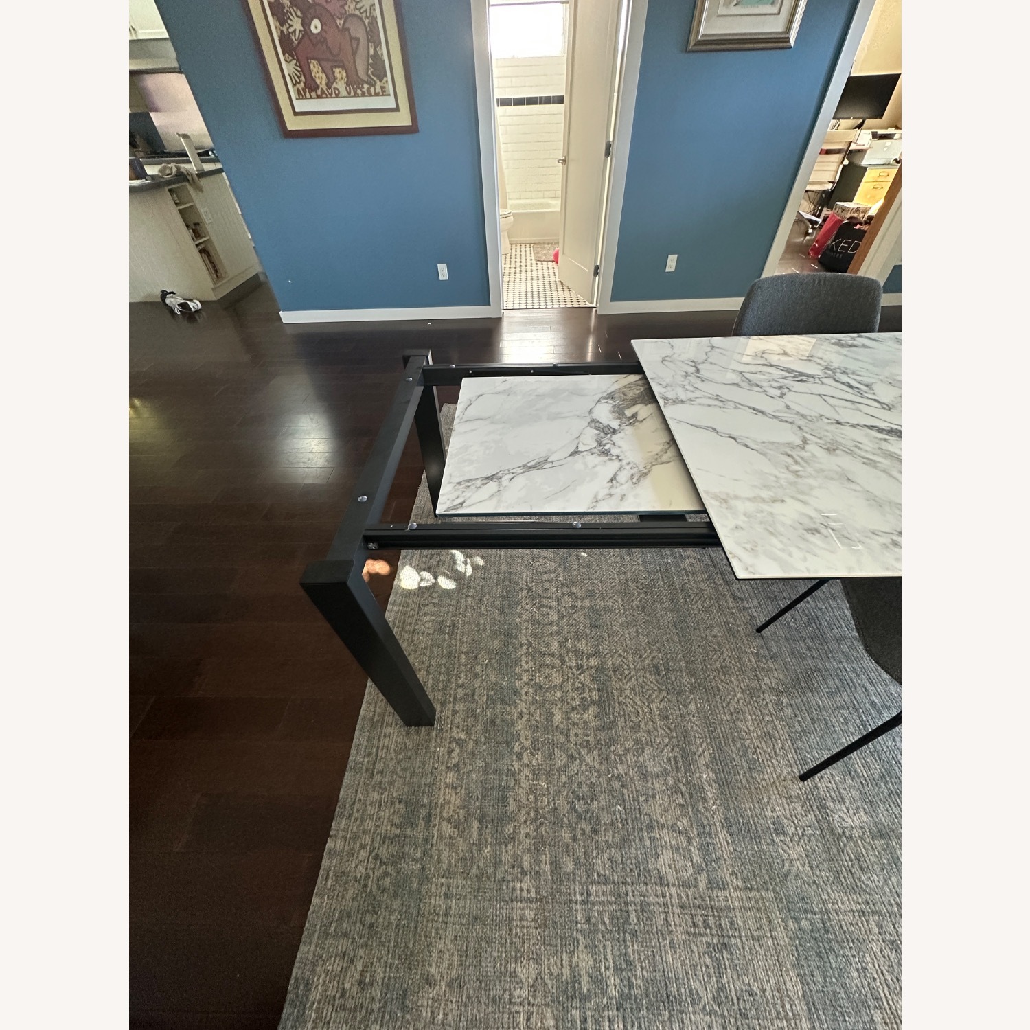 Room & Board Marble Dining Table - image-6