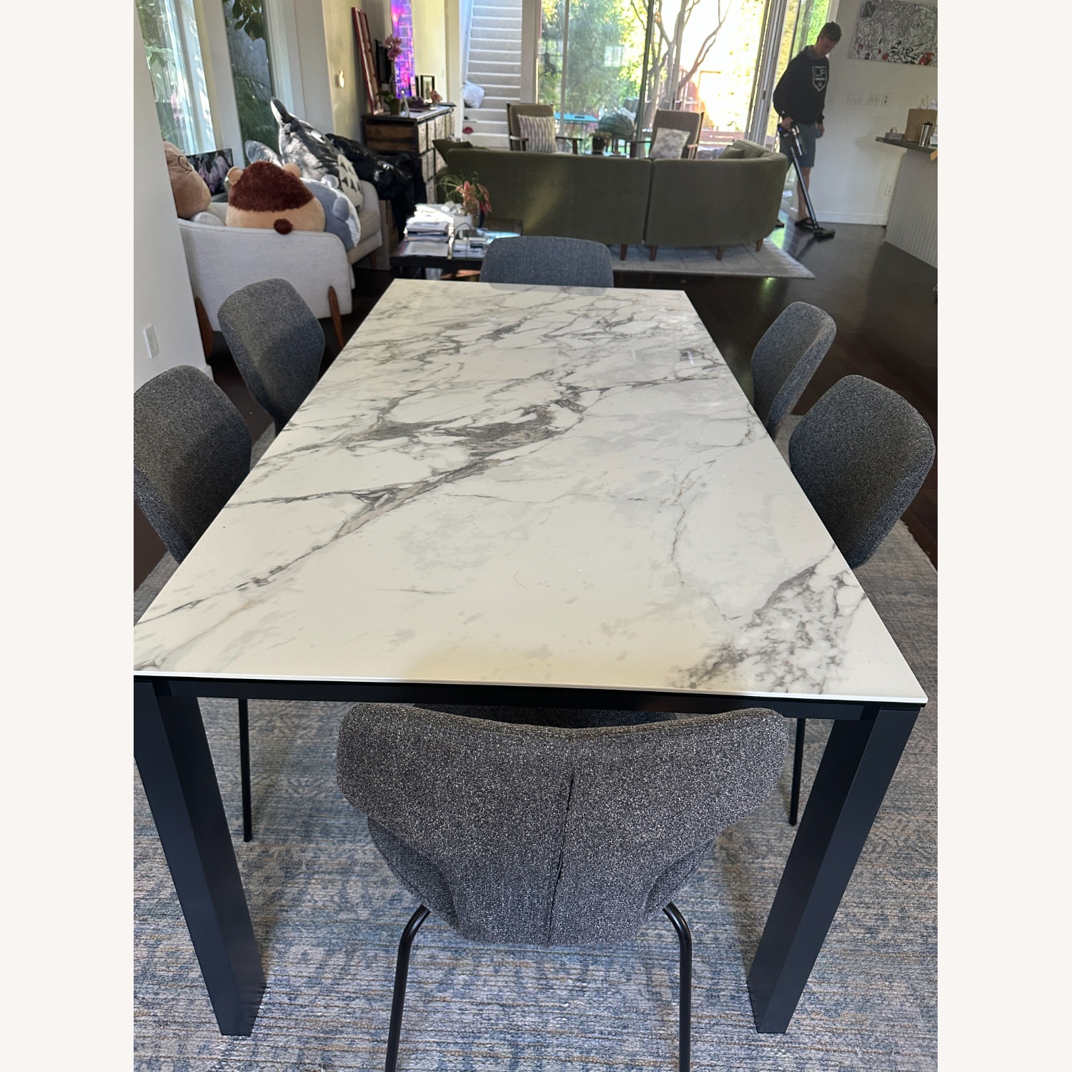 Room & Board Marble Dining Table - image-3