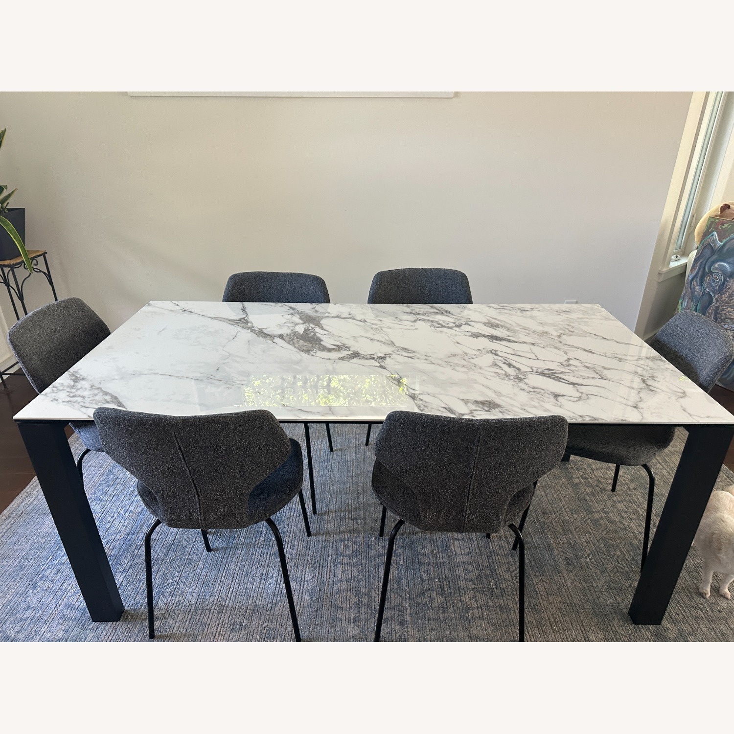 Room & Board Marble Dining Table - image-2