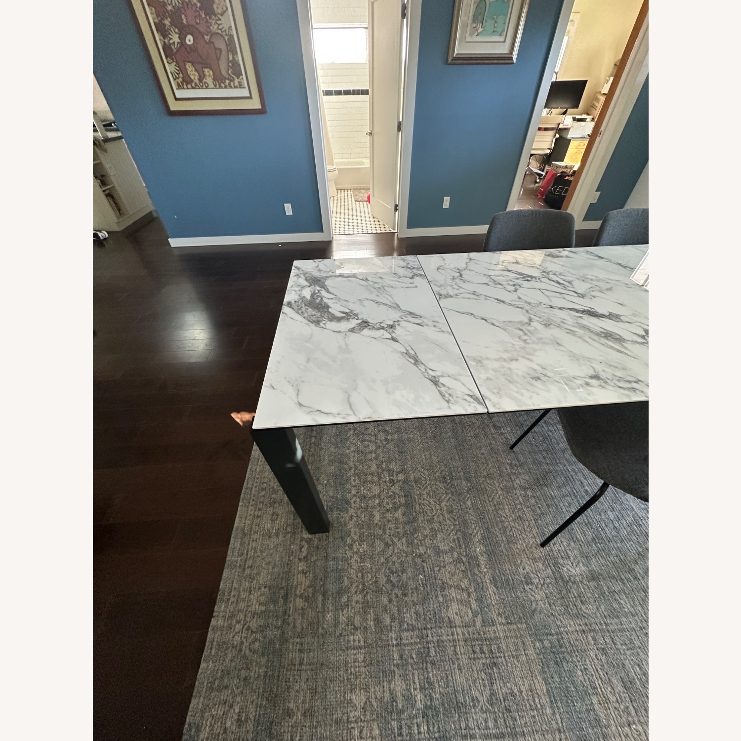 Room & Board Marble Dining Table - image-8
