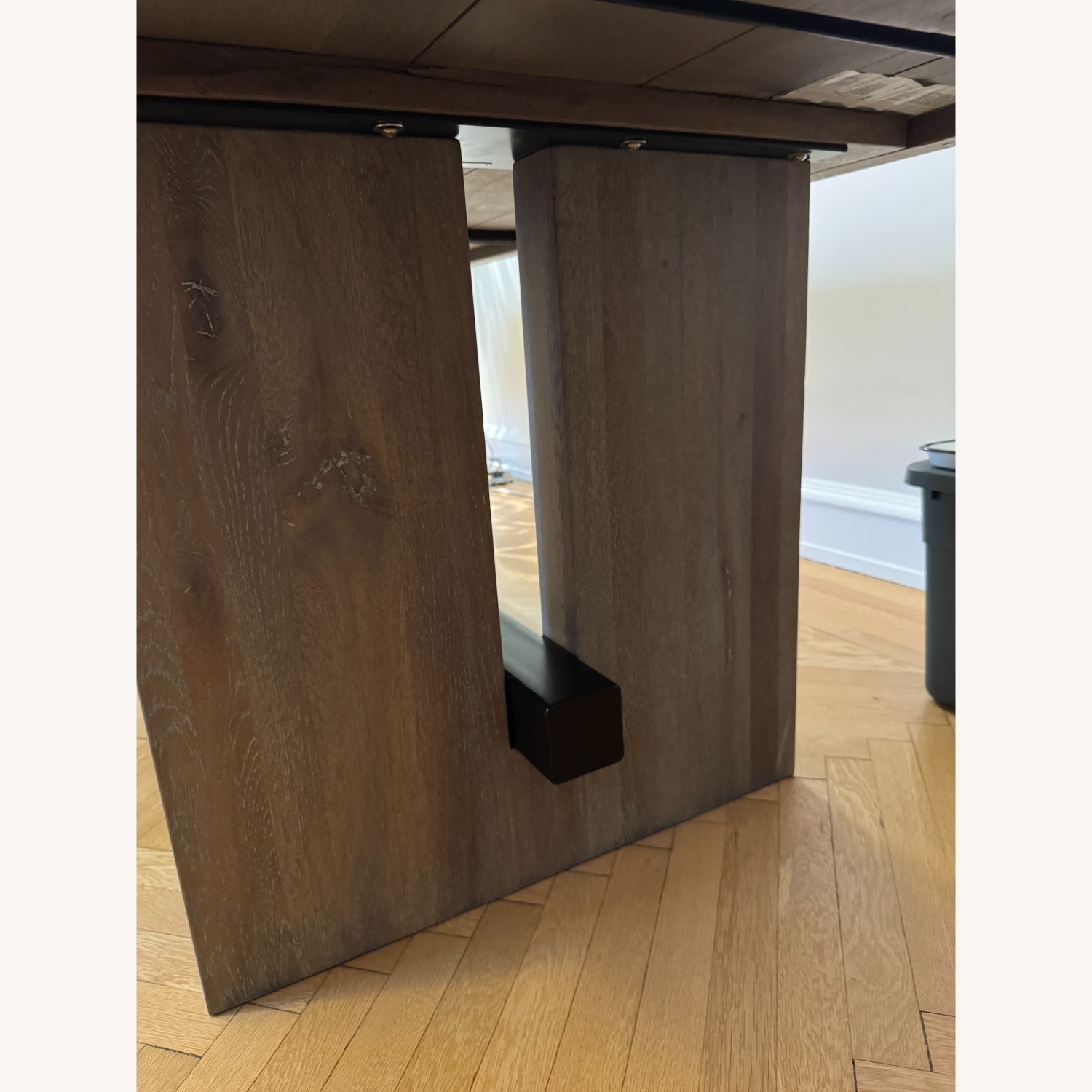 Williams Sonoma Solid Oak Dining Table - image-11