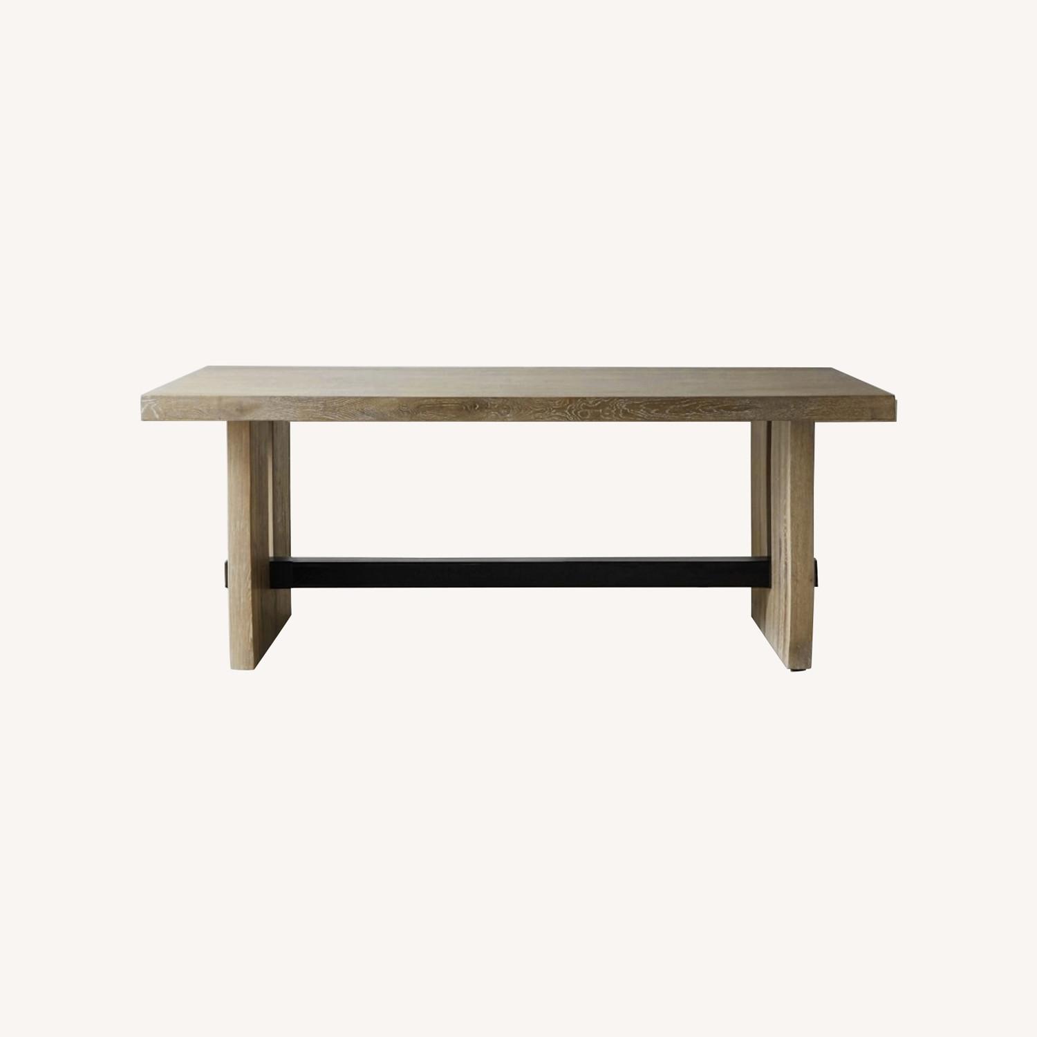 Williams Sonoma Solid Oak Dining Table - image-0