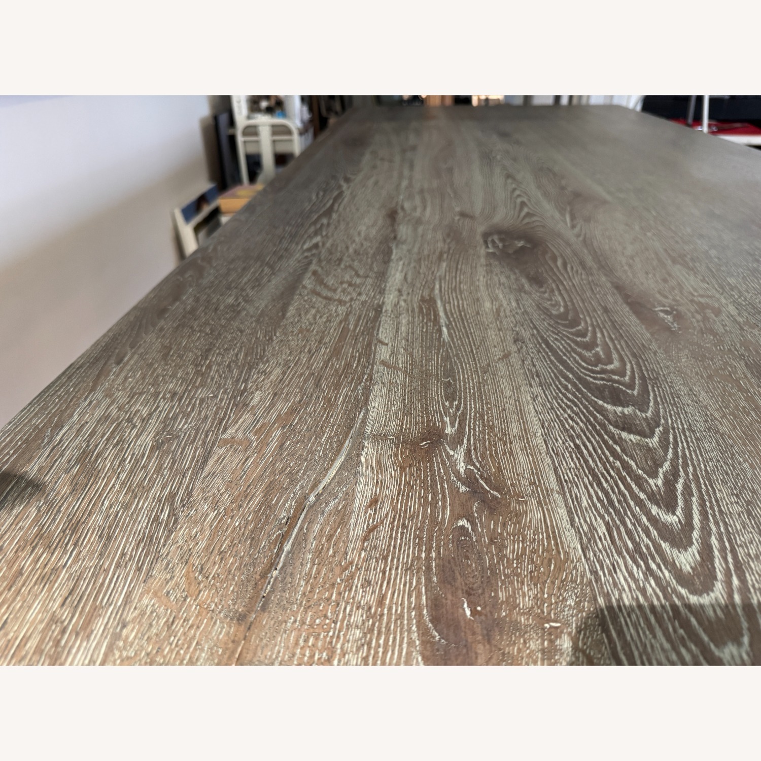 Williams Sonoma Solid Oak Dining Table - image-5