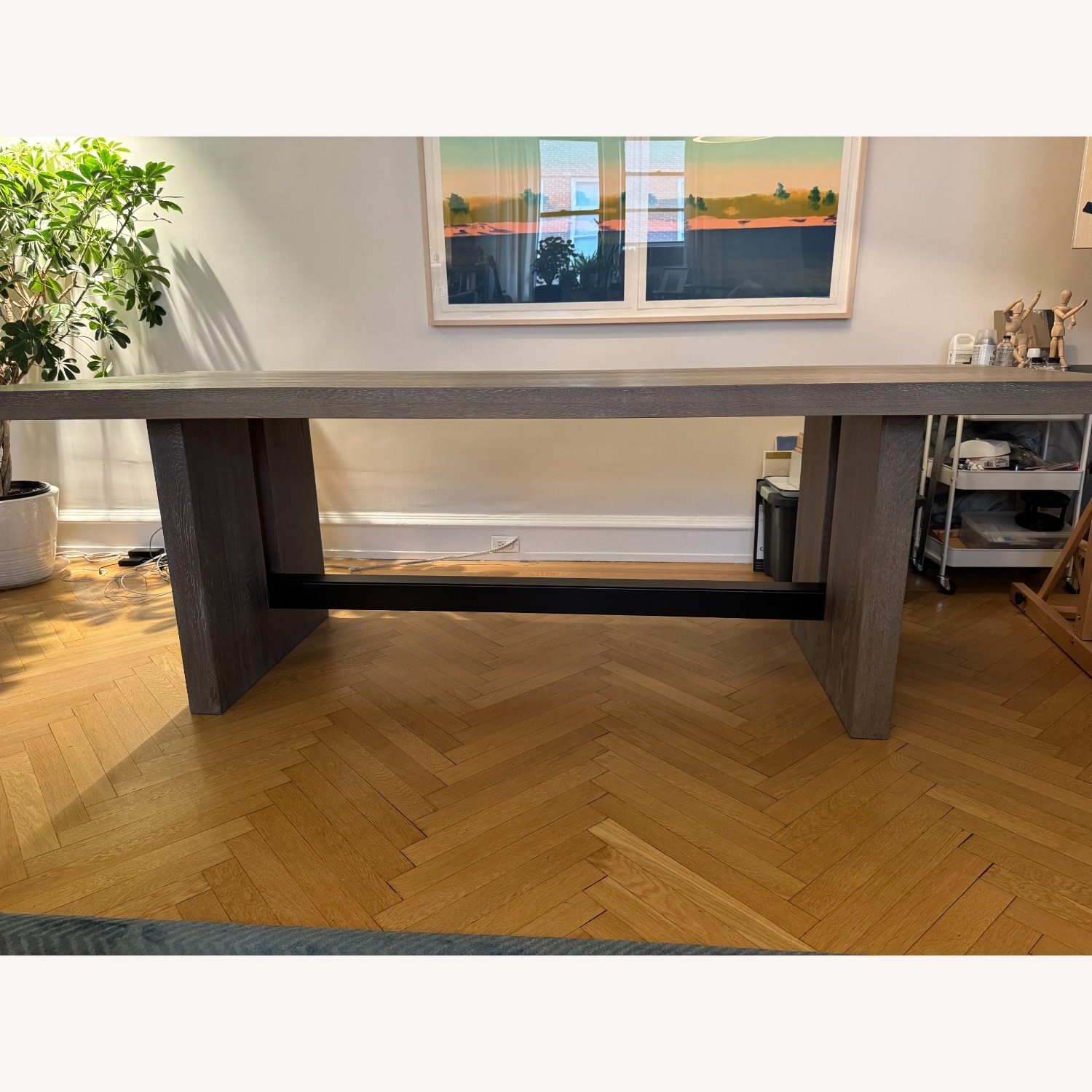 Williams Sonoma Solid Oak Dining Table - image-1