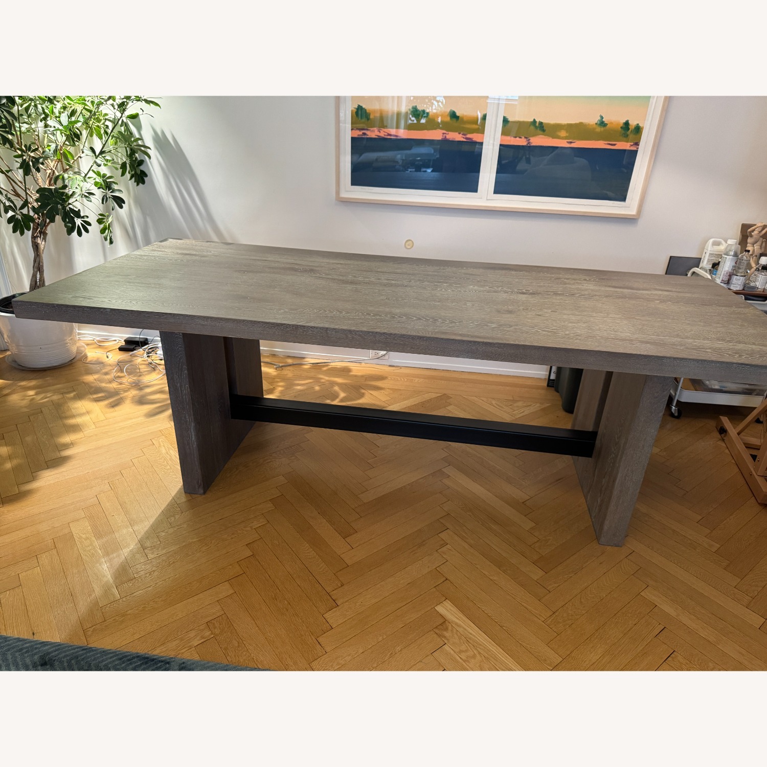 Williams Sonoma Solid Oak Dining Table - image-2