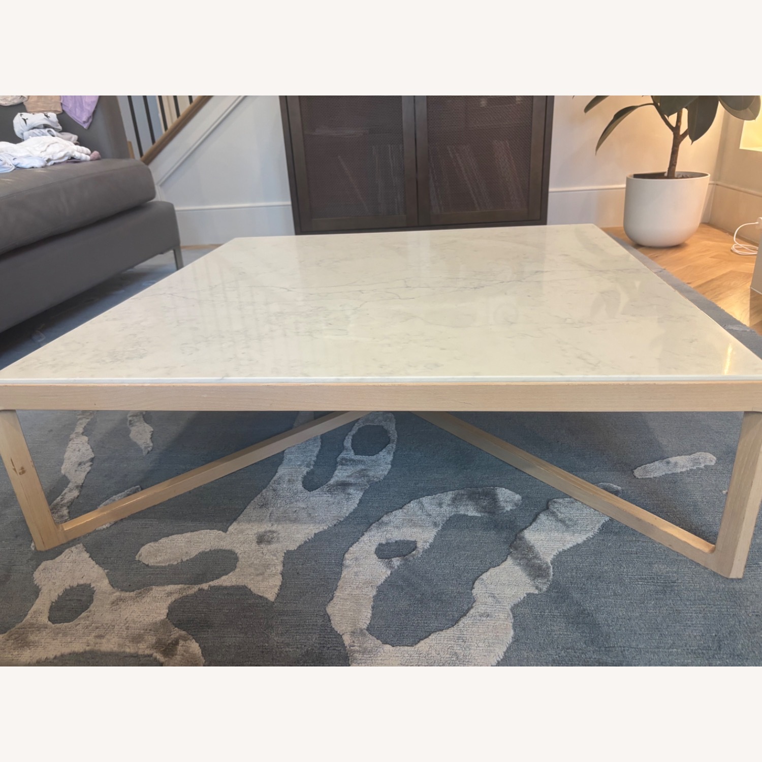 Krusin Contemporary Quartz Coffee Table - image-1