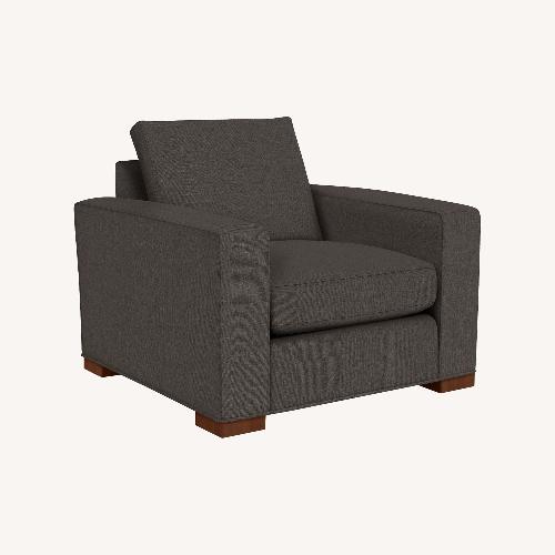 Used Room & Board Metro Fabric Chair/Ottoman for sale on AptDeco