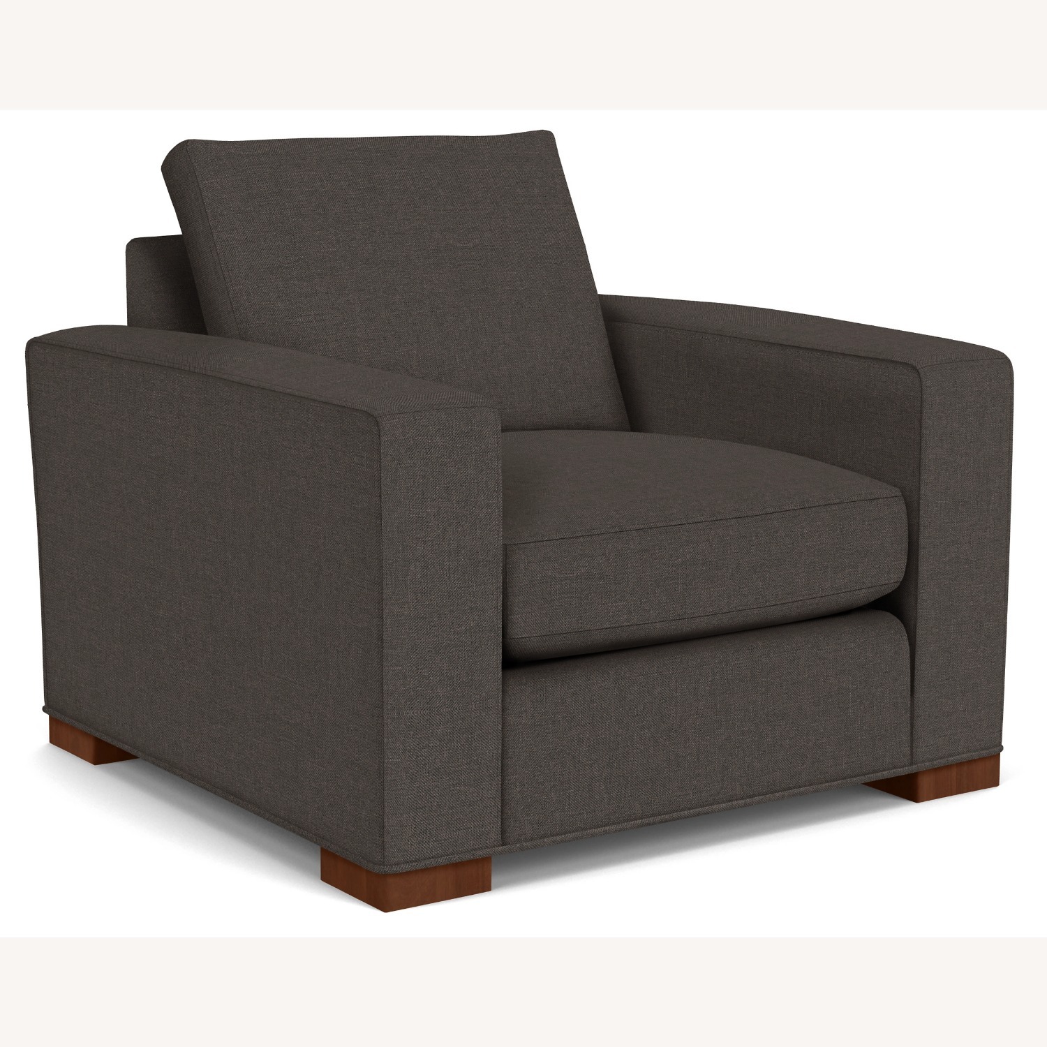 Room & Board Metro Fabric Chair/Ottoman - image-1