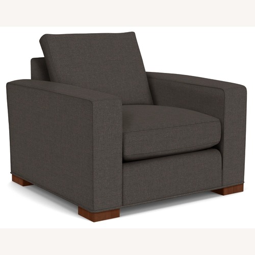 Used Room & Board Metro Fabric Chair/Ottoman for sale on AptDeco