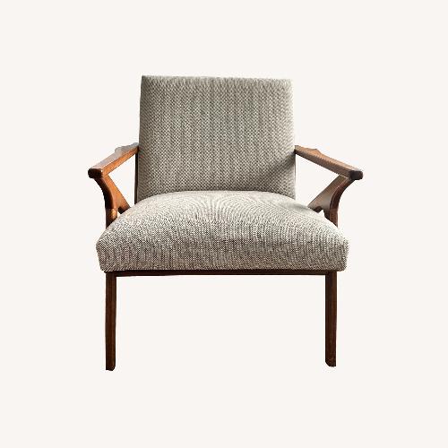 Used Crate & Barrel Cavett Wood Frame Chairs (2) for sale on AptDeco